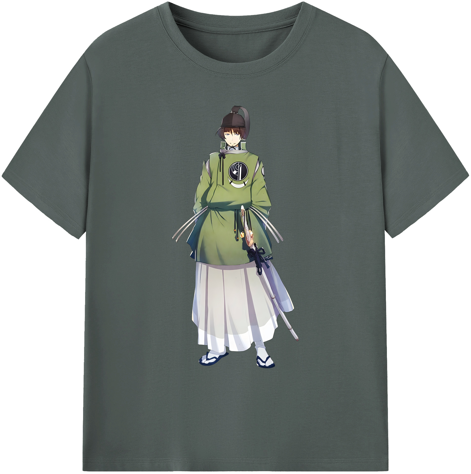 （画像用） 刀剣乱舞 Touken Ranbu 綿100％ メンズ半袖Tシャツ｜肌触りやわらか＆通気性